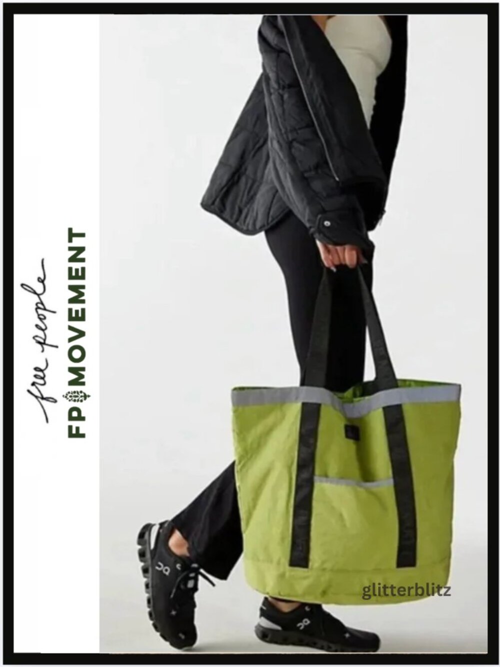 Free People Carryall Tote Bag - Reflective Recycled Mega
